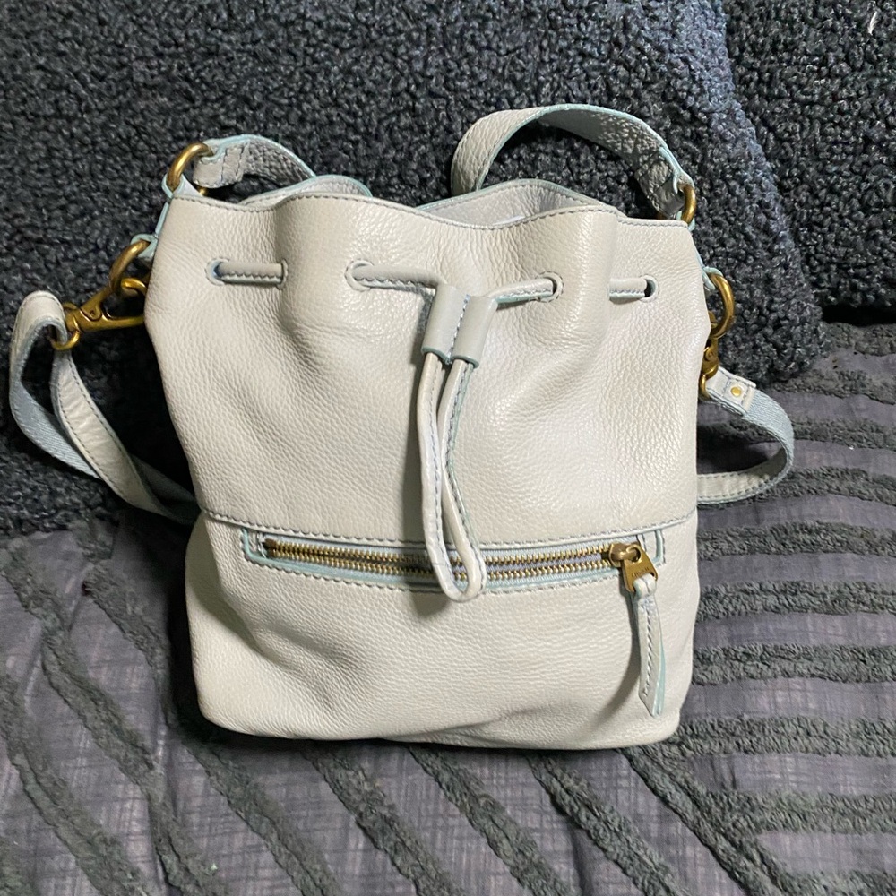 Fossil Leather Bucket Bag Lk new